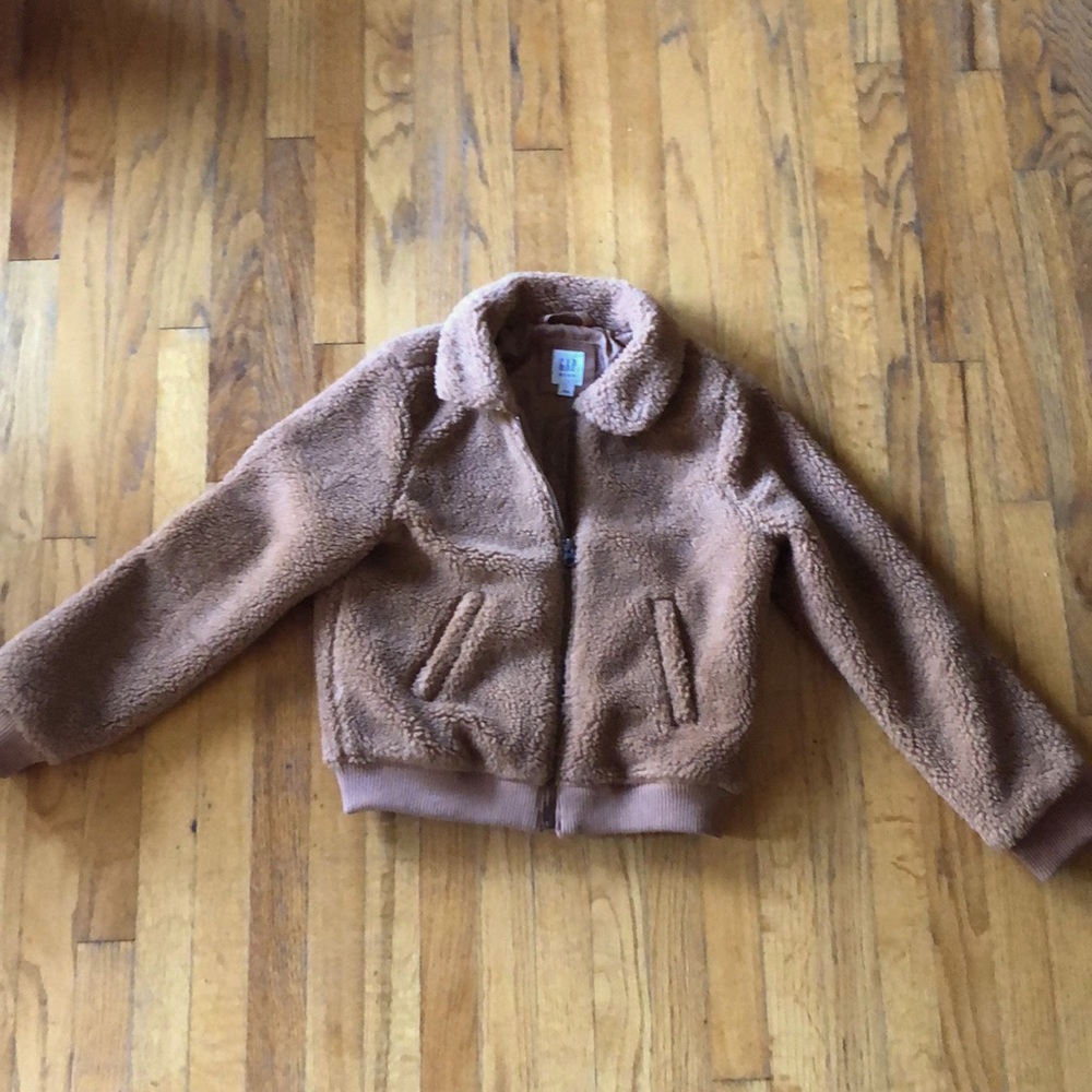 Gap Kids Brown Sherpa Bomber.